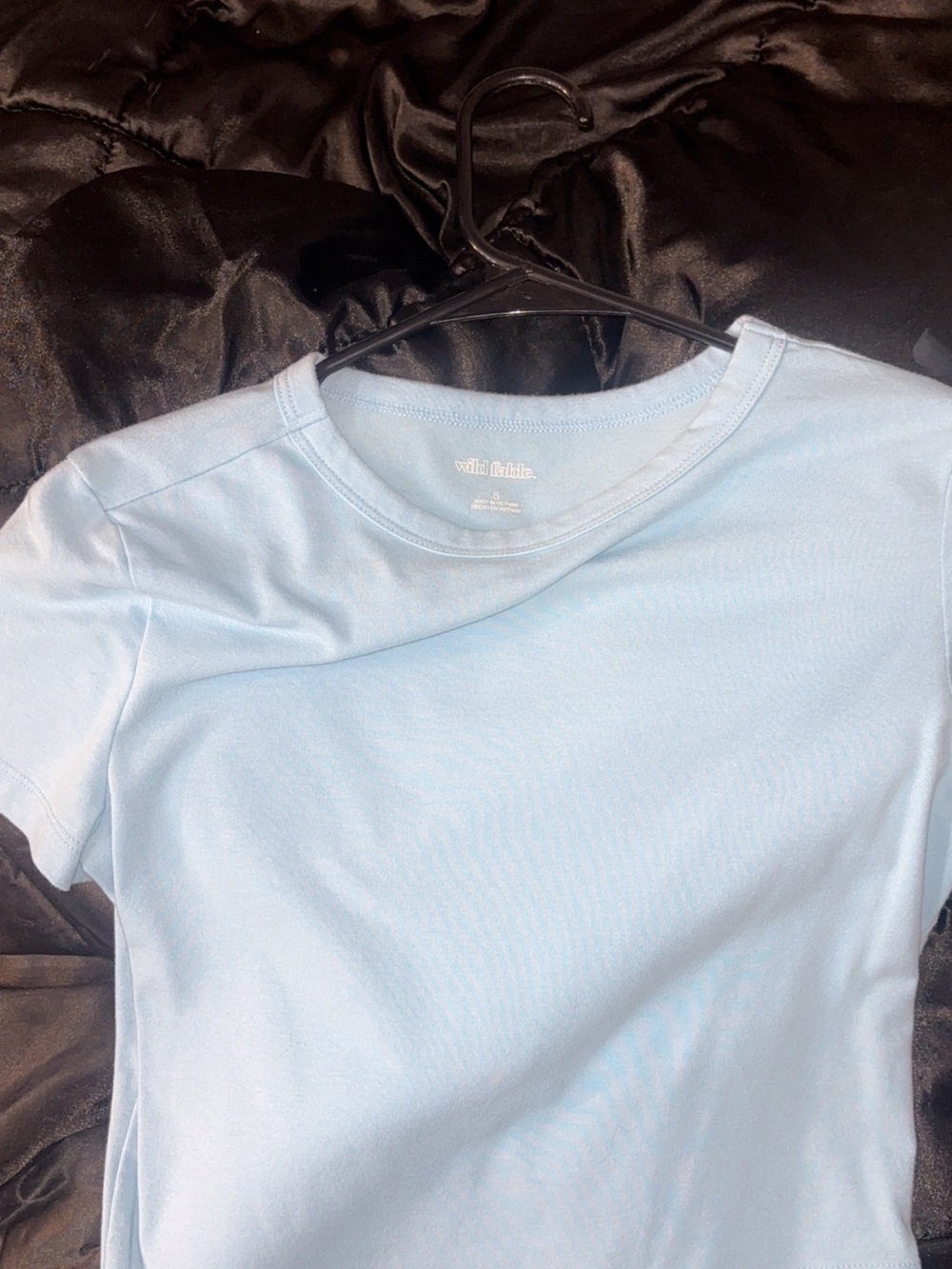 wild fable light blue crew neck tee